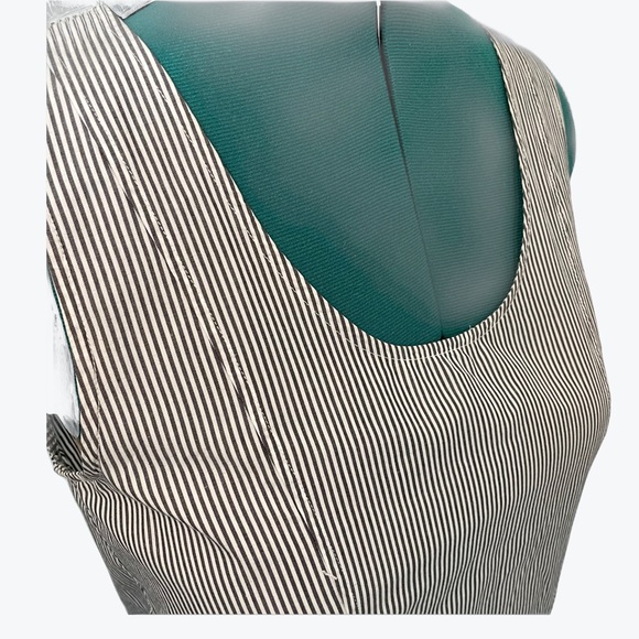 Jenni Kane Striped Mini Dress, Medium - Picture 8 of 12